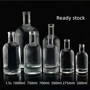 Bán Buôn 750Ml 700Ml 500Ml Chai Thủy Tinh Rỗng Với Stopper Vít Cap Cork Cho Gin <span class=keywords><strong>Vodka</strong></span> Whiskey Chai - Product Image 2