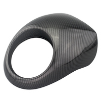 Pièces de moto Racepro panama, fourche de carénage avant en Fiber de carbone véritable pour Harley Sportster Dyna XL FL