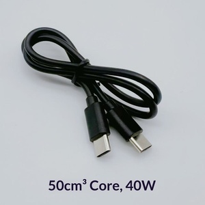 <span class=keywords><strong>สาย</strong></span>ชาร์จเร็วแบบ Double Type-C to Type-C 60W พร้อมวัสดุ PVC <span class=keywords><strong>3</strong></span>/5 แกน <span class=keywords><strong>หัว</strong></span>คู่ สำหรับถ่ายโอนข้อมูลและ<span class=keywords><strong>สาย</strong></span>ชาร์จ - Product Image 1