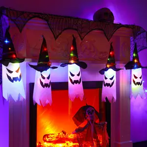 Decorazione di Halloween luci a LED Gypsy Ghost Ambient Light Wizard Hat Waterproof Ice Bar Light String