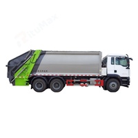 Vente Flash : Camion benne arrière diesel 6x4 robuste pour la collecte des déchets municipaux et les services d'assainissement urbain