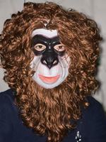 Masque de singe gorille en gros pour déguisement animal, accessoire de fête cosplay pour masques de mascarade et de carnaval