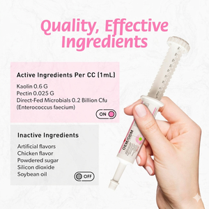 Pâte buvable pour chiens et chats : aide à soulager la <span class=keywords><strong>diarrhée</strong></span> occasionnelle chez les chats et les chiens – Kaolin, pectine, bactéries probiotiques - Product Image 2