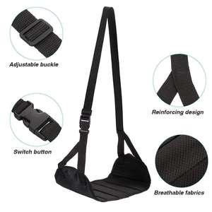 <span class=keywords><strong>Hamaca</strong></span> portátil para pies para viajes, reposapiés <span class=keywords><strong>colgante</strong></span> ajustable para avión, coche, oficina, descanso <span class=keywords><strong>de</strong></span> piernas, alivio - Product Image 6