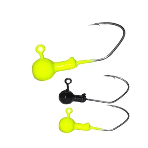 Lead Head Hook 0.92g 1.7g 40pcs fishing hook sets swim lead head soft lure jig head fishing hook