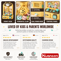 Jouets éducatifs KZHM en gros, machine à griffes en plastique OEM, jouets créatifs STEM pour enfants, mini machine à griffes en forme d'ours, cadeaux promotionnels