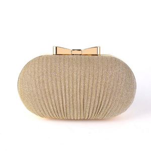 ハート型クラッチラインストーンイブニングバッグ レディース プロム ゴールドクリスタルハンドバッグ - Product Image 3