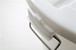 屋外12ガロン45100リットルプラスチックPP大型飼料収納バケット、ロック蓋付き - Product Image 5