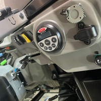 Radio Estéreo a prueba de agua para motocicleta, reproductor MP3 para coche, antena FM, AM, para yate, ATV, UTV, RV, Tractor