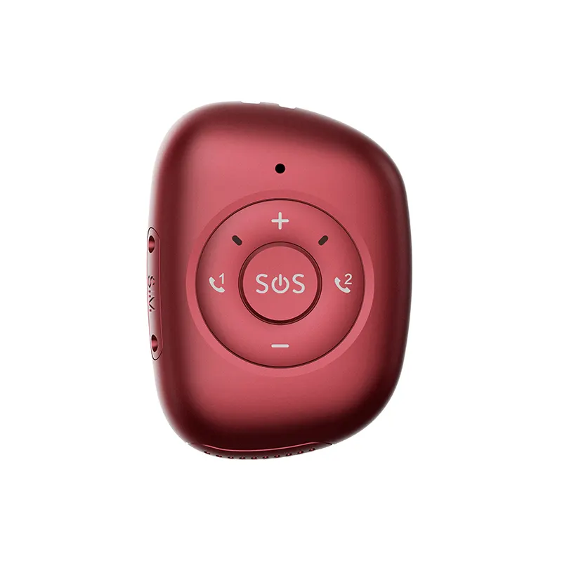 Nouveau pendentif de suivi GPS personnel 4G avec alarme de chute d'appel SOS et boutons de son de volume pour les personnes âgées et les enfants