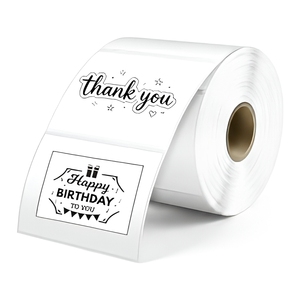 ODM/OEM Thermal <b>Label</b> for Small Business Supplies Commercial Grade Logo Stickers for Business Customized <b>Waterproof</b> Shipping Lab - Product Image 1