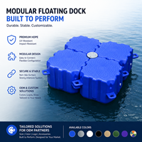 Plateforme flottante pour jet-ski robuste, cubes flottants en HDPE, fournisseur en gros, cube flottant pour parc aquatique, piscine