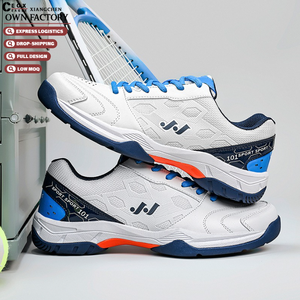 Chaussures de badminton légères en maille OEM ODM d'usine, respirantes, antidérapantes, baskets d'entraînement pour le tennis de table et le pickleball, chaussures de <span class=keywords><strong>padel</strong></span> - Product Image 1