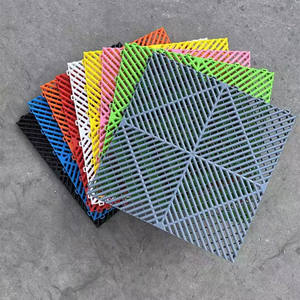 Facile à installer PP Snap Flooring pour garage d'atelier Carreaux de garage à emboîtement Produits chimiques résistants Traitement de coupe personnalisé - Product Image 2