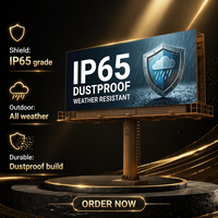 Affichage LED extérieur, étanche IP65, résistant aux intempéries, série fixe, luminosité 5000 Nits, fréquence de rafraîchissement 3840Hz pour