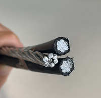 Cable de Servicio Triplex con Aislamiento de PE/XLPE y Conductor de Aluminio de 600/1000V # 6 AWG