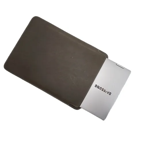 Casing kulit asli portabel, penutup pelindung tas kantong untuk iPad 2/3/4 Mini 2/3/4 Pro 12.9