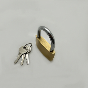 Candado de latón fino de 25mm con llave, candado pequeño para equipaje barato - Product Image 3