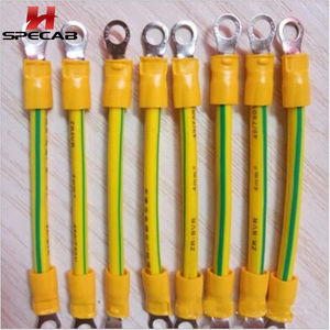 Cavo di Messa a <span class=keywords><strong>Terra</strong></span> in Rame BVR Bicolore Giallo-Verde per Fotovoltaico, Cavo Giallo Piccolo 6AWG, Cavo di Collegamento 2.5/4 mm² - Product Image 4