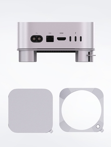 IKATAK nouveau <span class=keywords><strong>support</strong></span> de quai en alliage d'aluminium Dissipation thermique efficace Ventilation refroidissement <span class=keywords><strong>support</strong></span> de bureau pour Mac Mini tablette <span class=keywords><strong>PC</strong></span> supports - Product Image 2
