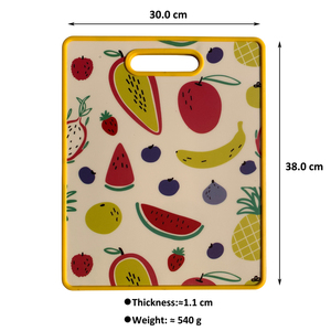 Plastic Cutting Board Mats Cartoon Printing Multifunctional Plastic Chopping Cutting Board Plastic Anti Slip Cutting Board