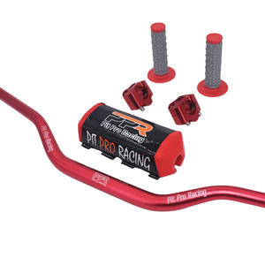 แฮนด์มอเตอร์ไซค์ขนาด 1-1/8 นิ้ว พร้อมแผ่นรองแฮนด์และปลอกแฮนด์ สำหรับรถมอเตอร์ไซค์วิบาก/พิตไบค์  อะแดปเตอร์ CNC 28.5 มม. รุ่น PPR <span class=keywords><strong>Pit</strong></span> <span class=keywords><strong>Pro</strong></span> Racing - Product Image 3