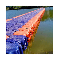 Maison flottante modulaire HDPE Pont ponton en plastique quai de bateau