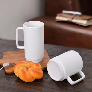 <span class=keywords><strong>Taza</strong></span> de Agua de Cerámica Blanca y Negra con Base de Corcho, Doble Costura, Gran Capacidad, con Logotipo Personalizado, <span class=keywords><strong>para</strong></span> Viajes, Tazas Promocionales - Product Image 6