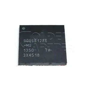 RHH Chip Supplier AT90USB1286-MU Microcontroller Units 8BIT 128KB FLASH 64QFN AT90USB1286 Series AVR 90USB