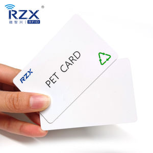 เป็นมิตรกับสิ่งแวดล้อม 13.56MHz 1K หน่วยความจํา CR80 กันน้ํา PET การ์ดสําหรับระบบรถไฟในเมือง/ที่จอดรถ/การจัดการชุมชน - Product Image 4