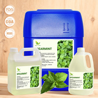 Huile de menthe verte bio parfum frais huile essentielle naturelle fabricant OEM pour bougie parfum savon corps cheveux soins de la peau