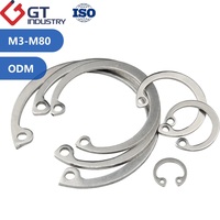 Customized Large Heavy Stainless Steel 304 304L 316 316L DIN 1308/ 1360/ 472/ 984 JIS B 2804 Internal Retaining Ring Circlips