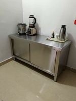 Table de travail en acier inoxydable pour cuisine, équipement de restauration, tables de travail pour restaurants
