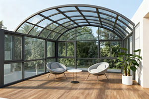 Véranda de maison en verre pour <span class=keywords><strong>solarium</strong></span> moderne 4 saisons en aluminium sur pied de haute qualité personnalisée pour villa à usage résidentiel et hôtel - Product Image 6