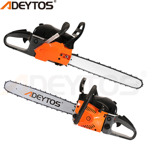 Tronçonneuse industrielle 58cc essence/essence coupe bois 2400W 325 pas de chaîne outil professionnel à vendre noir orange - Product Image 6