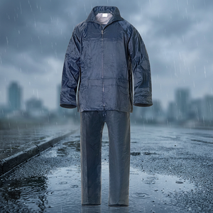 Combinaison de plongée imperméable bleue en nylon, taille 7-L - Product Image 3