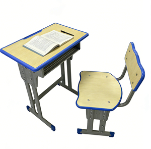 Banchi Scolastici Moderni con Ganci per Zaini, Adatti per l'Uso in Camere dei Bambini o Uffici Scolastici - Product Image 2