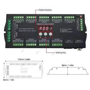 <span class=keywords><strong>Controlador</strong></span> LED de 36 canales, decodificador DMX512 de 36 canales, RGB, RGBW, luz de escenario, pantalla Digital, <span class=keywords><strong>controlador</strong></span> DMX para tira Led RGBW - Product Image 3