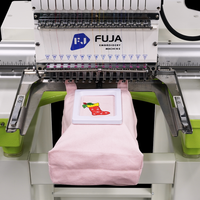 Machine à broder informatisée multi-aiguilles à tête unique, économique, 15 couleurs, automatique, 1 tête, avec prix compétitif
