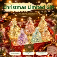 Mainan Pereda Stres Bentuk Pohon Natal Permen Batu Emas Santa Claus, Slow-Rebound, Hadiah untuk Melepaskan Emosi, Bahan Termoplastik