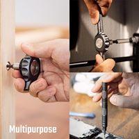 Kit de tournevis à cliquet 68-en-1 en acier S2 avec embouts magnétiques, outil de précision compatible impact pour l'électronique et la réparation de téléphones