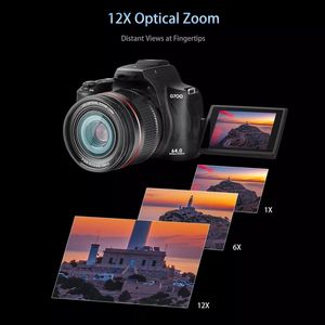 للبيع بالجملة كاميرا فيديو رقمية G700 4K / 64MP WiFi كاميرا فيديو رقمية بشاشة ip 12x تكبير بصري - Product Image 5