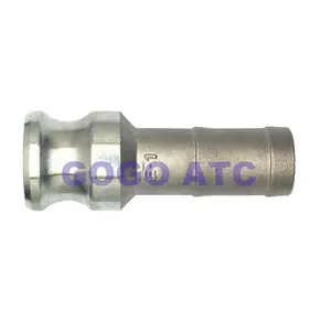 High DN15-65 mm stainless steel 304 quick connector E type quick loading pagoda wrench type E male wire hose block connector