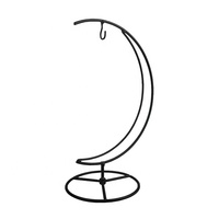 Support de pot de fleurs en métal détachable en forme de lune pour la décoration de bouteilles suspendues et les décorations de Noël - Direct Usine