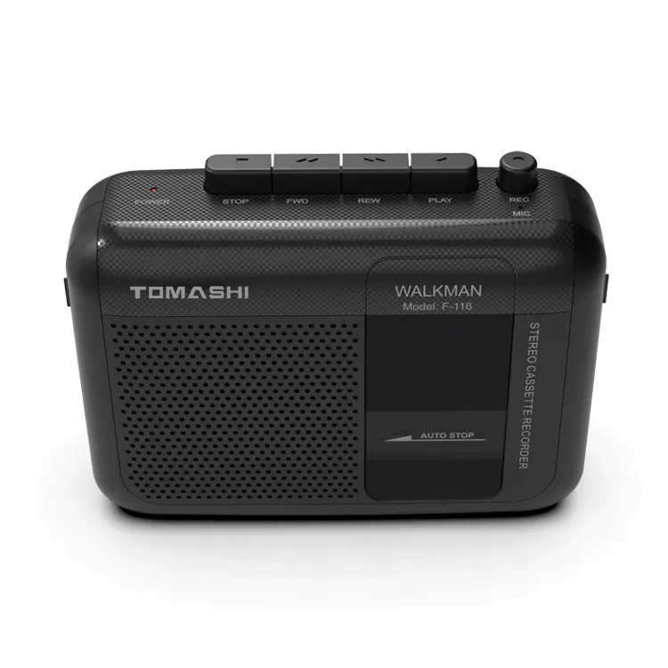TOMASHI F-116 fabbrica vendita superiore lettore di cassette walkman stella prodotti Mini registratore di Cassette Audio portatile