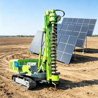 Châssis chenillé photovoltaïque haut de gamme pour l'installation de panneaux solaires au sol – Équipement de piquage photovoltaïque