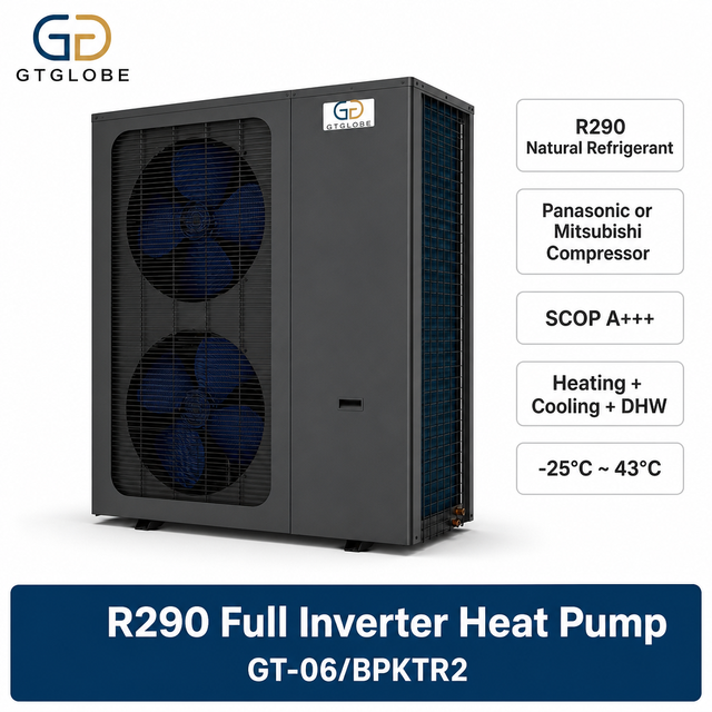 OEM Electric Cold Climate R290 Air Source Monobloc DC Inverter 18.2KW Heat Pump with WiFi Control for Hotel Use and Wholesale