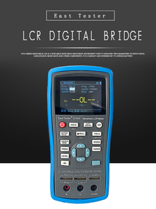 Medidor Digital Portátil de Frequência de Teste de 100Hz para Capacitores Eletrolíticos e Testador <span class=keywords><strong>DCR</strong></span> ET432 LCR Bridge - Product Image 3