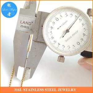 Joyería de acero inoxidable chapada en oro, collar de Venecia de cadena fina para mujer, regalo de joya de moda - Product Image 5