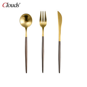 Argenterie 18/10 Brossé Affaires Poids Lourd Forgé Couverts 304 Mat Couverts en Acier Couverts de Mariage Hôtel <span class=keywords><strong>Restaurant</strong></span> - Product Image 5